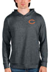 Main image for Antigua Chicago Bears Mens Charcoal Absolute Long Sleeve Hoodie