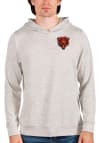 Main image for Antigua Chicago Bears Mens Oatmeal Absolute Long Sleeve Hoodie