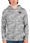 Main image for Antigua New England Patriots Mens Green Absolute Long Sleeve Hoodie