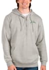 Main image for Antigua Los Angeles Chargers Mens Grey Action Long Sleeve 1/4 Zip Pullover