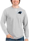 Main image for Antigua Carolina Panthers Mens Grey Reward Long Sleeve Crew Sweatshirt