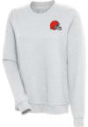 Main image for Antigua Cleveland Browns Womens Grey Action Crew Sweatshirt