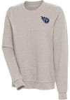 Main image for Antigua Tennessee Titans Womens Oatmeal Action Crew Sweatshirt