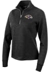 Main image for Antigua Baltimore Ravens Womens Black Action 1/4 Zip Pullover
