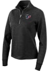 Main image for Antigua Houston Texans Womens Black Action 1/4 Zip Pullover