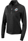 Main image for Antigua Miami Dolphins Womens Black Action 1/4 Zip Pullover