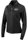 Main image for Antigua New York Jets Womens Black Action 1/4 Zip Pullover