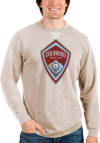 Main image for Antigua Colorado Rapids Mens Oatmeal Reward Long Sleeve Crew Sweatshirt