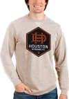 Main image for Antigua Houston Dynamo Mens Oatmeal Reward Long Sleeve Crew Sweatshirt