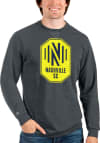 Main image for Antigua Nashville SC Mens Charcoal Reward Long Sleeve Crew Sweatshirt