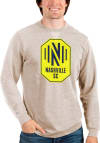 Main image for Antigua Nashville SC Mens Oatmeal Reward Long Sleeve Crew Sweatshirt