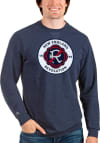 Main image for Antigua New England Revolution Mens Navy Blue Reward Long Sleeve Crew Sweatshirt