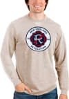 Main image for Antigua New England Revolution Mens Oatmeal Reward Long Sleeve Crew Sweatshirt