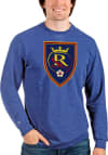 Main image for Antigua Real Salt Lake Mens Blue Reward Long Sleeve Crew Sweatshirt