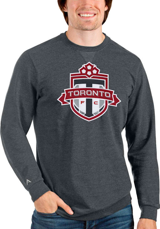 Antigua Toronto FC Mens Full Front Reward Crew Sweatshirt