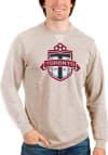 Main image for Antigua Toronto FC Mens Oatmeal Reward Long Sleeve Crew Sweatshirt
