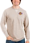Main image for Antigua Los Angeles Lakers Mens Oatmeal Reward Long Sleeve Crew Sweatshirt