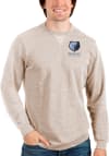 Main image for Antigua Memphis Grizzlies Mens Oatmeal Reward Long Sleeve Crew Sweatshirt