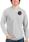 Main image for Antigua Toronto Raptors Mens Grey Reward Long Sleeve Crew Sweatshirt