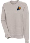 Main image for Antigua Indiana Pacers Womens Oatmeal Action Crew Sweatshirt