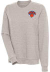 Main image for Antigua New York Knicks Womens Oatmeal Action Crew Sweatshirt
