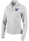 Main image for Antigua Charlotte Hornets Womens Grey Action 1/4 Zip Pullover