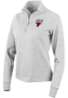 Main image for Antigua Chicago Bulls Womens Grey Action 1/4 Zip Pullover