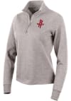 Main image for Antigua Houston Rockets Womens Oatmeal Action 1/4 Zip Pullover