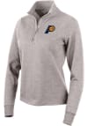 Main image for Antigua Indiana Pacers Womens Oatmeal Action 1/4 Zip Pullover