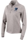 Main image for Antigua Memphis Grizzlies Womens Oatmeal Action 1/4 Zip Pullover