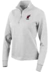 Main image for Antigua Miami Heat Womens Grey Action 1/4 Zip Pullover