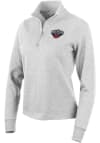 Main image for Antigua New Orleans Pelicans Womens Grey Action 1/4 Zip Pullover