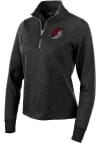 Main image for Antigua Portland Trail Blazers Womens Black Action 1/4 Zip Pullover