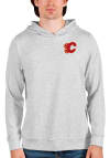 Main image for Antigua Calgary Flames Mens Grey Absolute Long Sleeve Hoodie
