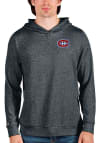 Main image for Antigua Montreal Canadiens Mens Charcoal Absolute Long Sleeve Hoodie