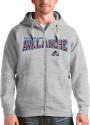 Colorado Avalanche Antigua Victory Full Full Zip Jacket - Grey
