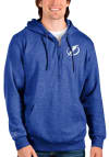 Main image for Antigua Tampa Bay Lightning Mens Grey Action Long Sleeve 1/4 Zip Pullover
