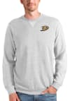 Main image for Antigua Anaheim Ducks Mens Grey Reward Long Sleeve Crew Sweatshirt