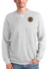 Main image for Antigua Boston Bruins Mens Grey Reward Long Sleeve Crew Sweatshirt