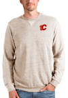 Main image for Antigua Calgary Flames Mens Oatmeal Reward Long Sleeve Crew Sweatshirt