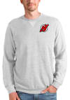 Main image for Antigua New Jersey Devils Mens Grey Reward Long Sleeve Crew Sweatshirt