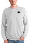 Main image for Antigua San Jose Sharks Mens Grey Reward Long Sleeve Crew Sweatshirt