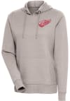 Main image for Antigua Detroit Red Wings Womens Oatmeal Action Crew Sweatshirt