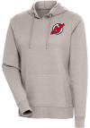 Main image for Antigua New Jersey Devils Womens Oatmeal Action Crew Sweatshirt