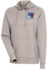 Main image for Antigua New York Rangers Womens Oatmeal Action Crew Sweatshirt