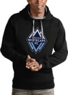 Main image for Antigua Vancouver Whitecaps FC Mens Black Full Front Victory Long Sleeve Hoodie