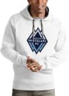 Main image for Antigua Vancouver Whitecaps FC Mens White Full Front Victory Long Sleeve Hoodie