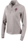 Main image for Antigua Colorado Rapids Womens Oatmeal Action 1/4 Zip Pullover