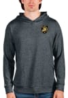 Main image for Antigua Army Black Knights Mens Charcoal Absolute Long Sleeve Hoodie