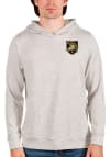 Main image for Antigua Army Black Knights Mens Oatmeal Absolute Long Sleeve Hoodie